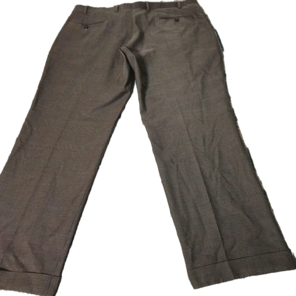 Ralph Lauren Mens Dress Pants‎ Gray Double Pleat 38 X 29 Washable